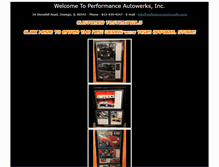 Tablet Screenshot of performanceautowerks.com